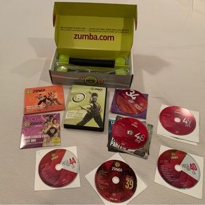 Zumba Fitness CD/DVDs and Toning Sticks Set